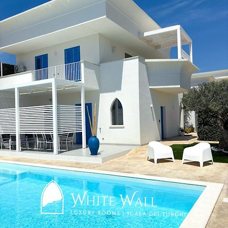 White Wall Luxury Rooms Scala Dei Turchi Realmonte Buitenkant foto