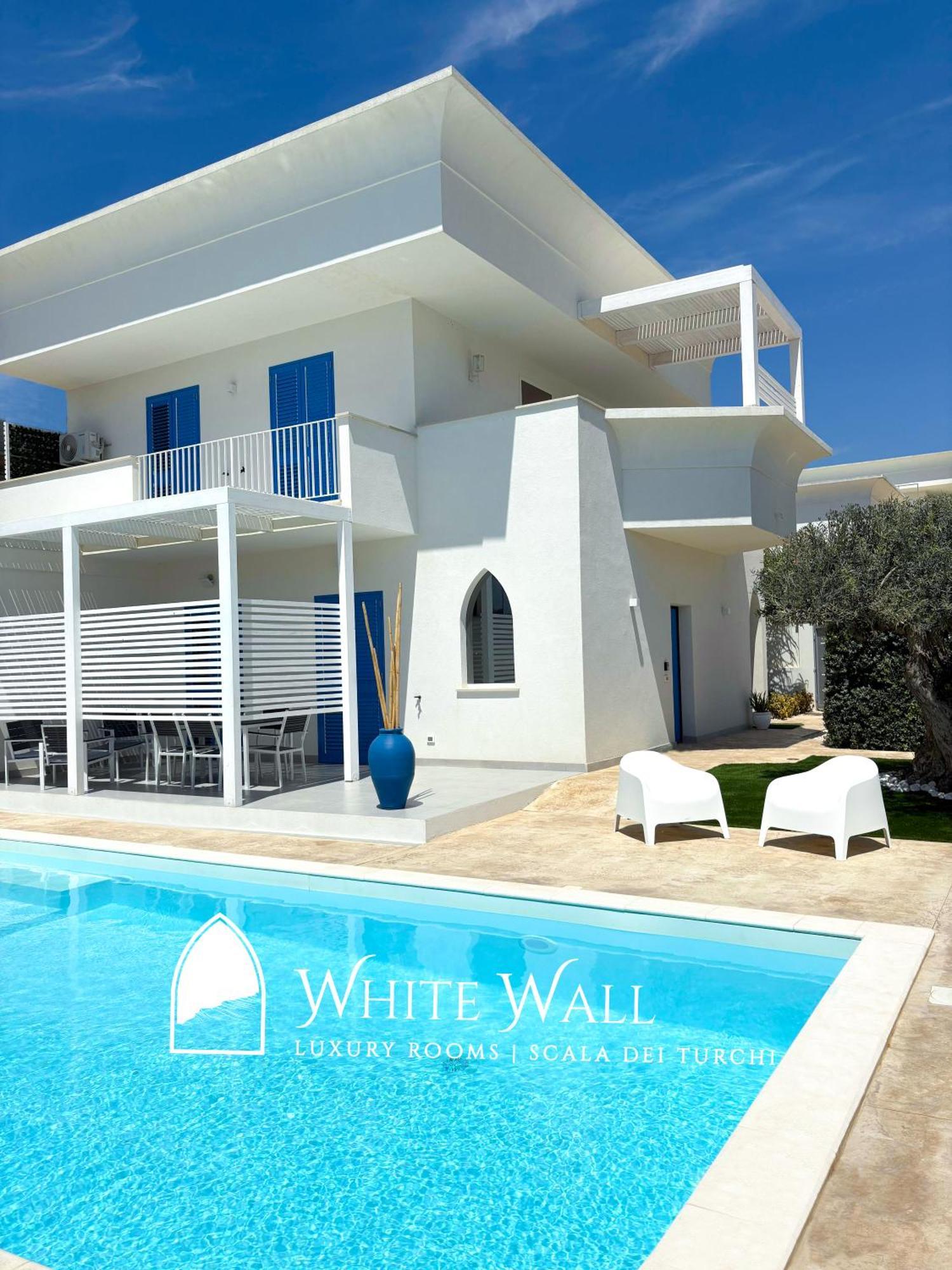 White Wall Luxury Rooms Scala Dei Turchi Realmonte Buitenkant foto